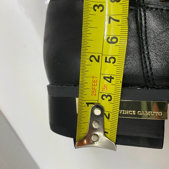 Vince Camuto Pretanna Black Leather Tall Boot - Picture 12 of 16